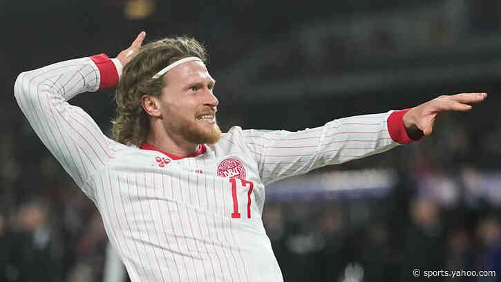 Celtic make Denmark striker Hogh their record signing