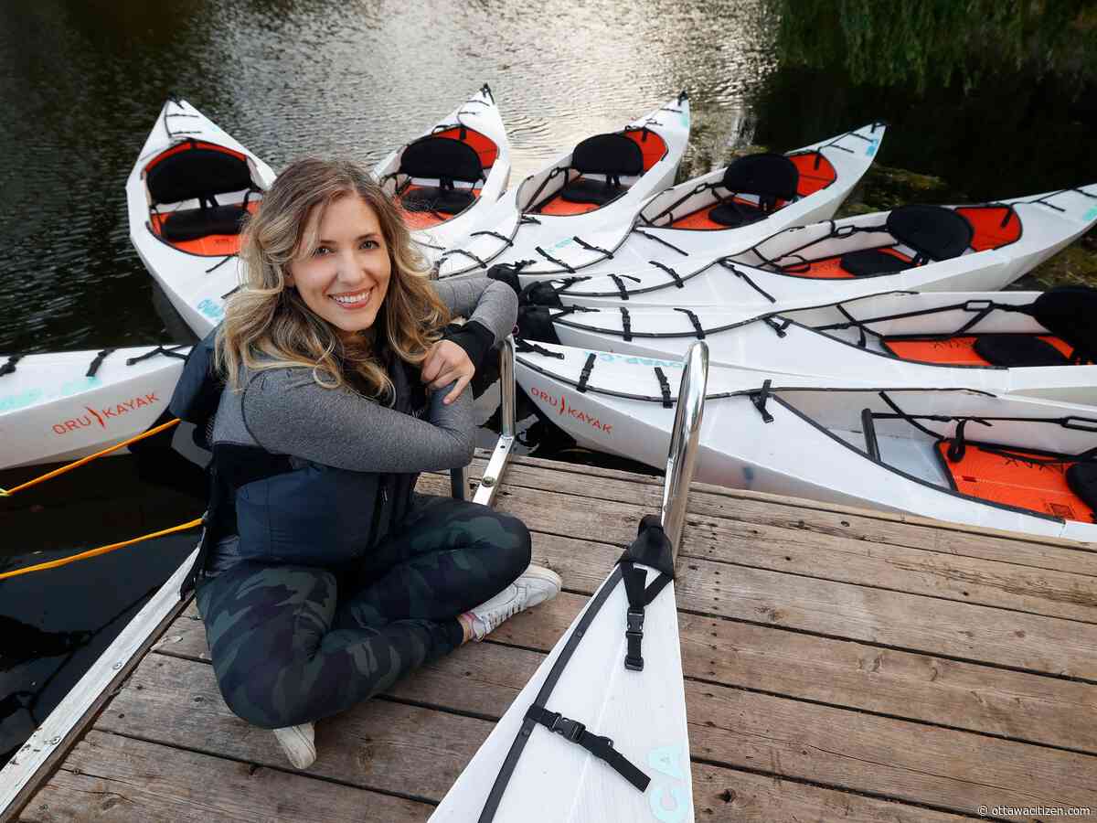 I paddled a glowing kayak through downtown Ottawa after dark