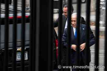 Netanyahu arrives at White House for first meeting with Trump since Iran war start