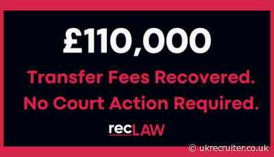 Transfer Fee Dispute Closed. £110,000 Recovered.