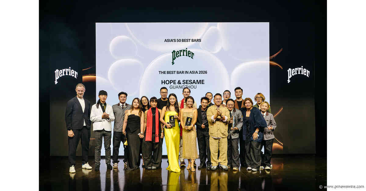 HOPE &amp; SESAME DE GUANGZHOU OCUPA EL PUESTO NO.1 EN LA LISTA DE ASIA'S 50 BEST BARS 2026