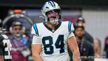 Panthers TE Evans carted off at camp practice