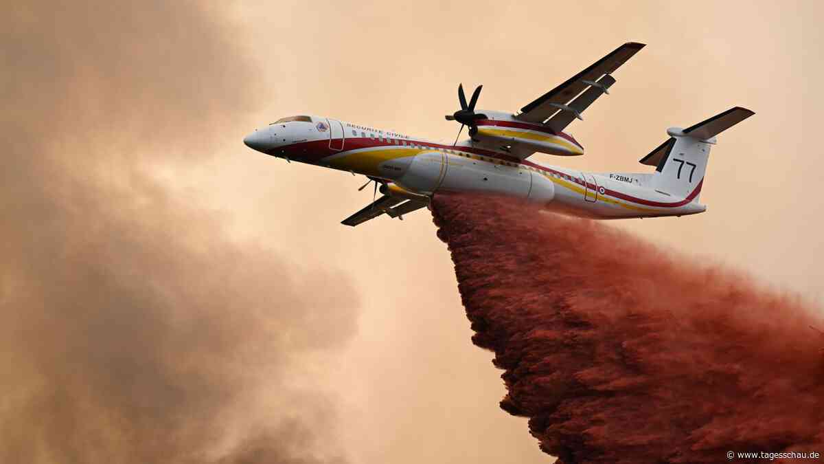 Frankreich und Spanien: Erste Erfolge im Kampf gegen die Waldbrände