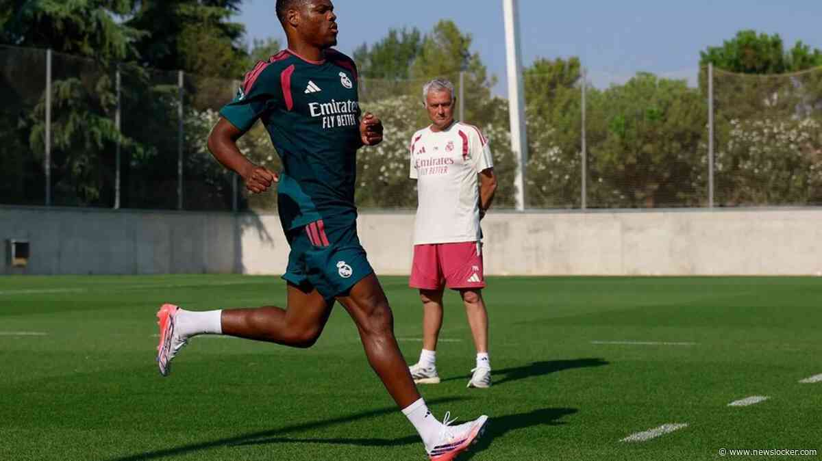 Denzel Dumfries voor het eerst op trainingsveld bij Real Madrid: ’Ik ben erg trots om hier te zijn’