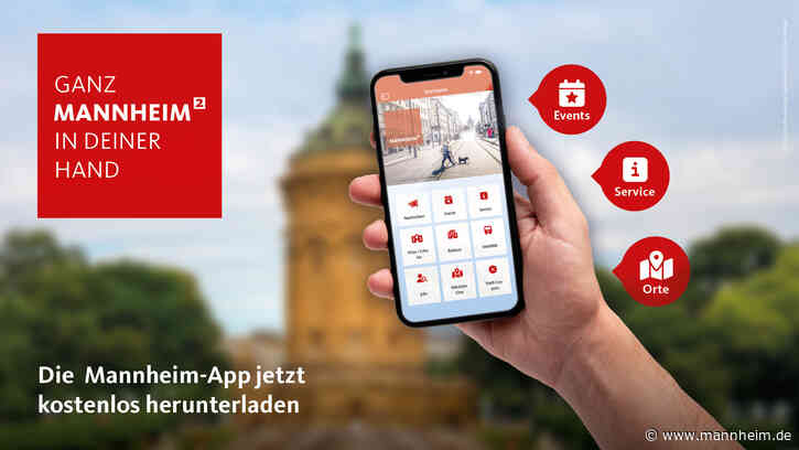 Neu in der Mannheim-App: Jeden Monat eine Stadtführung mit Rabatt
