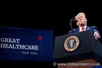 Newsom trolls Trump over his decade-long promise of a new healthcare plan
