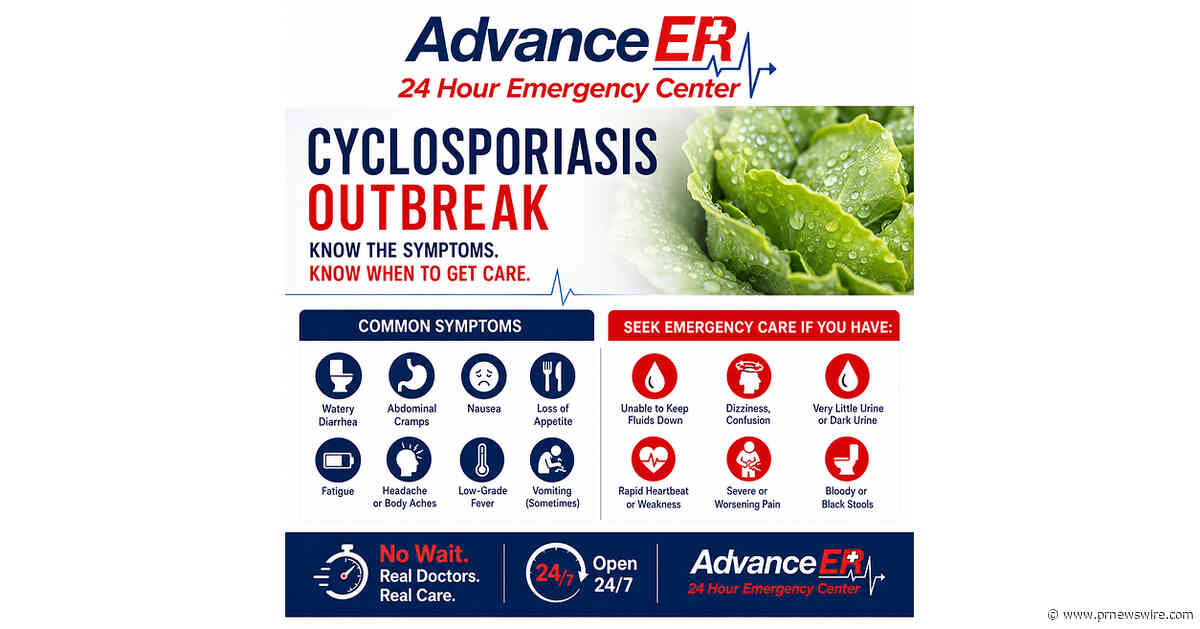 The Team at Advance ER Shares What You Need to Know About the Cyclosporiasis Outbreak