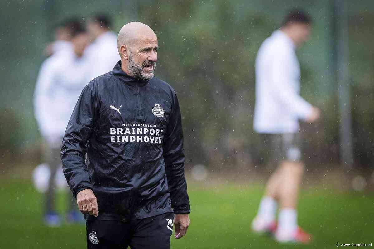 Peter Bosz ontbreekt bij PSV in laatste oefenwedstrijd