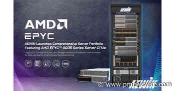 Qisda Group's AEWIN Launches Comprehensive Server Portfolio Featuring AMD EPYC™ 9006 Series Server CPUs
