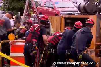 Chicago-area contractor goes missing in sewer as he is swept away during heavy storms