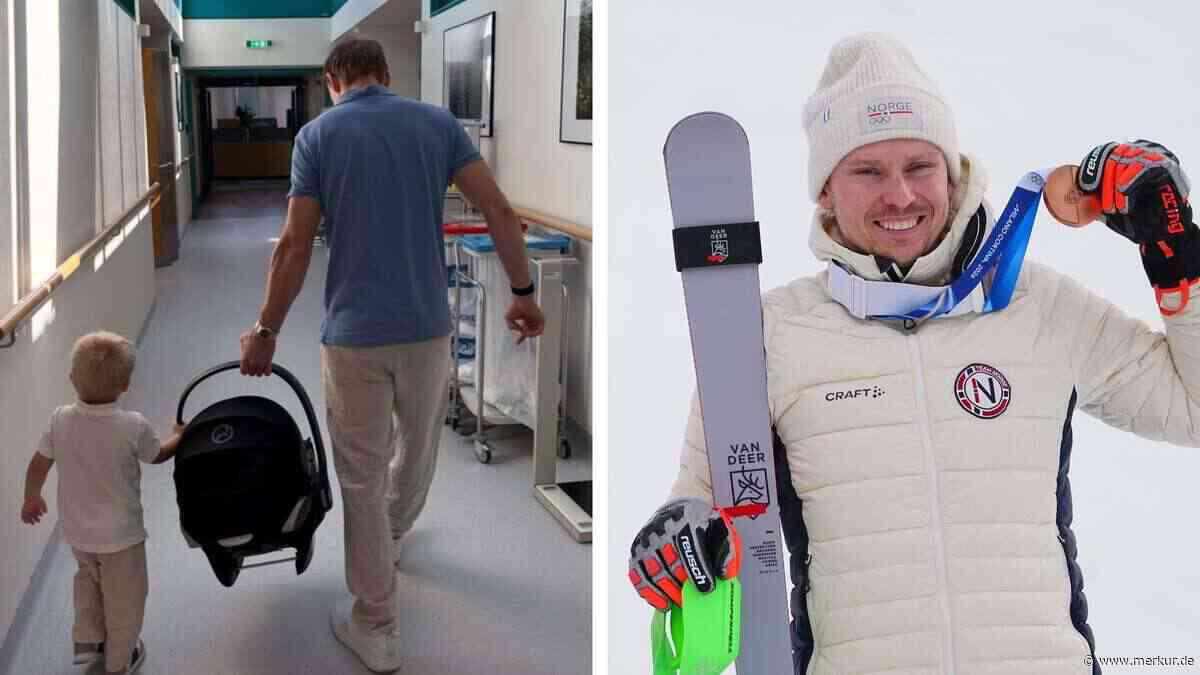 Verantwortungsbewusster Olympia-Medaillengewinner teilt süße Babynews