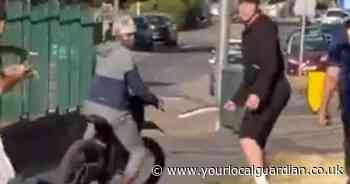Terrifying scenes as teenagers appear to fight with knives in shocking footage