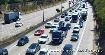 RECAP as crash on M25 partially blocks traffic