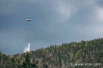 Firefighters battle wildfire near Wheeler Peak in northern New Mexico