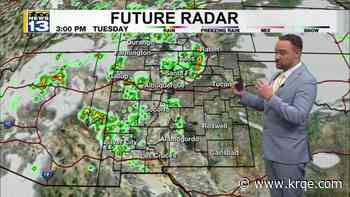 Hotter temperatures and storm chances