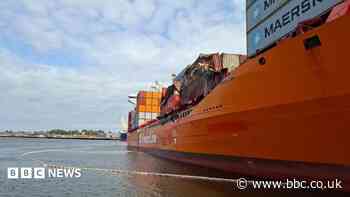 Damaged containers cleaned of nurdles, port says