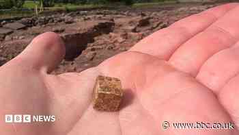 Bone gaming dice discovered during Roman dig