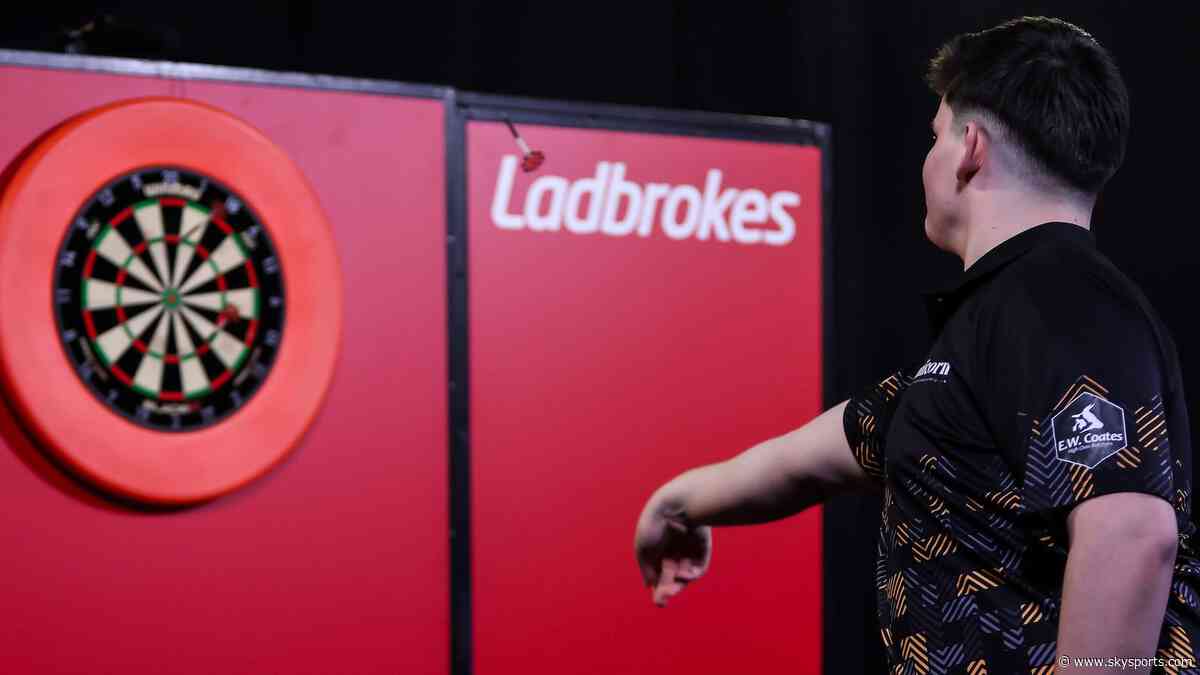 Next darting superstar? Coates, 20, wins maiden PDC title