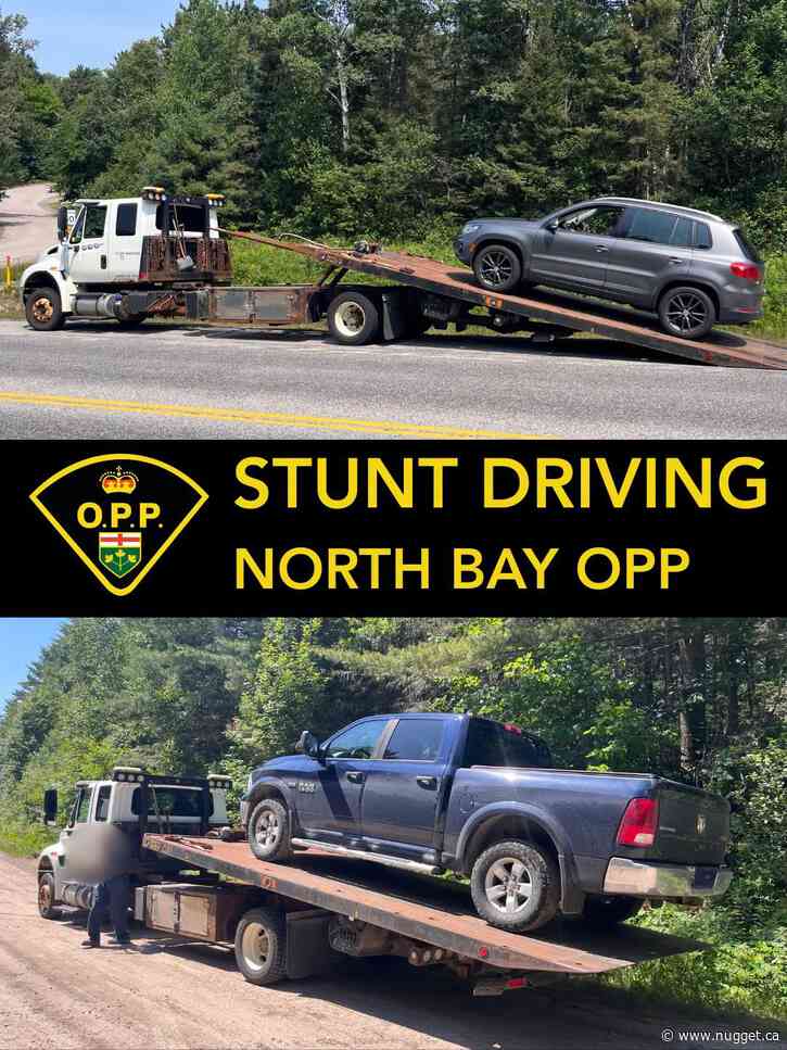 North Bay OPP nab two more stunt drivers in the last few days