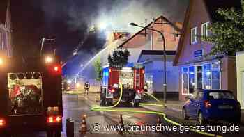 Vier Feuerwehrleute bei Großbrand im Nordkreis Gifhorn verletzt