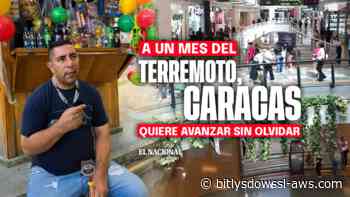 Un mes después del terremoto, Caracas intenta volver a la normalidad