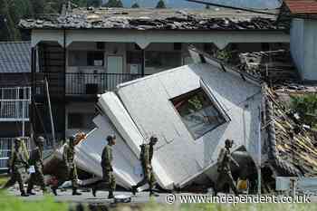 Multiple deaths in explosion at shopping centre after 6.8 earthquake hits Japan