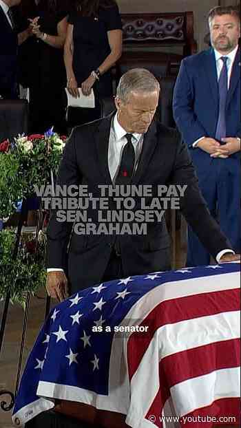 Vance, Thune pay tribute to late Sen. Lindsey Graham