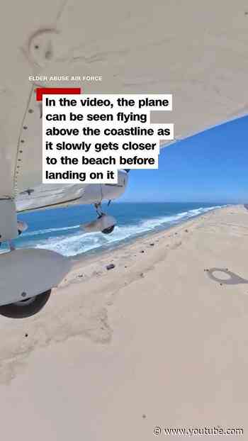 Plane forced to emergency land on beach