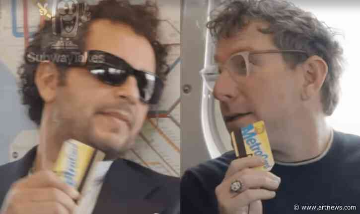 Artist Dustin Yellin Has a Hot Take for Viral ‘Subway Takes’ Show