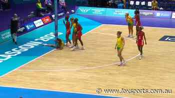 ‘Threads the needle’: Aussie star shrugs off nasty hit to bring up milestone - Netball LIVE