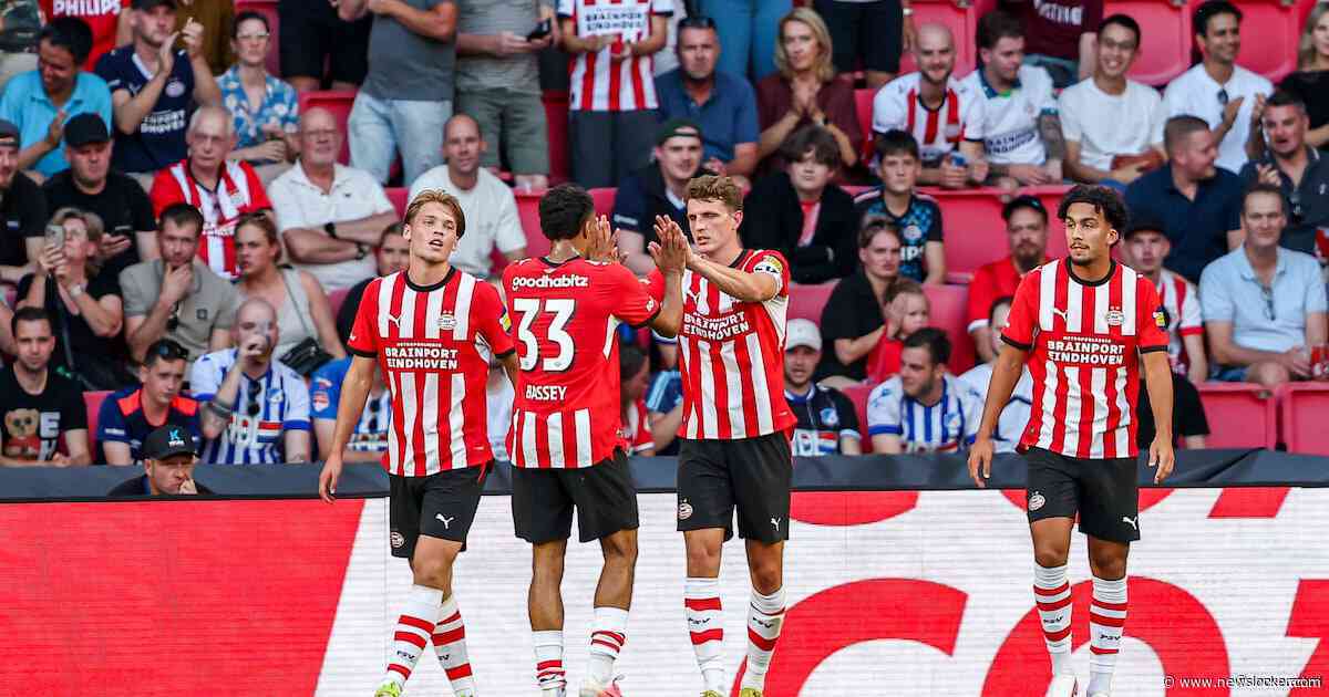 Eenvoudige zege PSV in Lichtstadderby, talenten laten zich zien