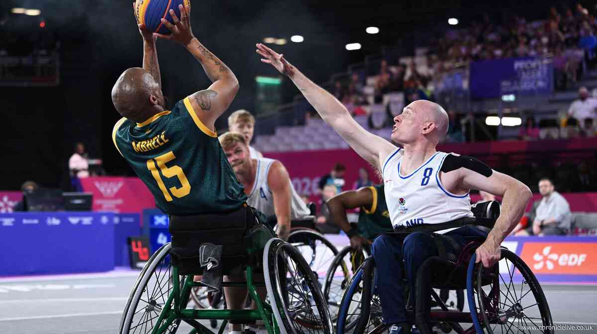 North East wheelchair basketball club cheer on teammate at Commonwealth Games