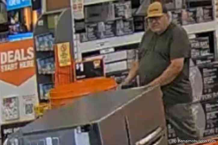 RCMP ask for aid to identify Cowichan Home Depot theft suspect
