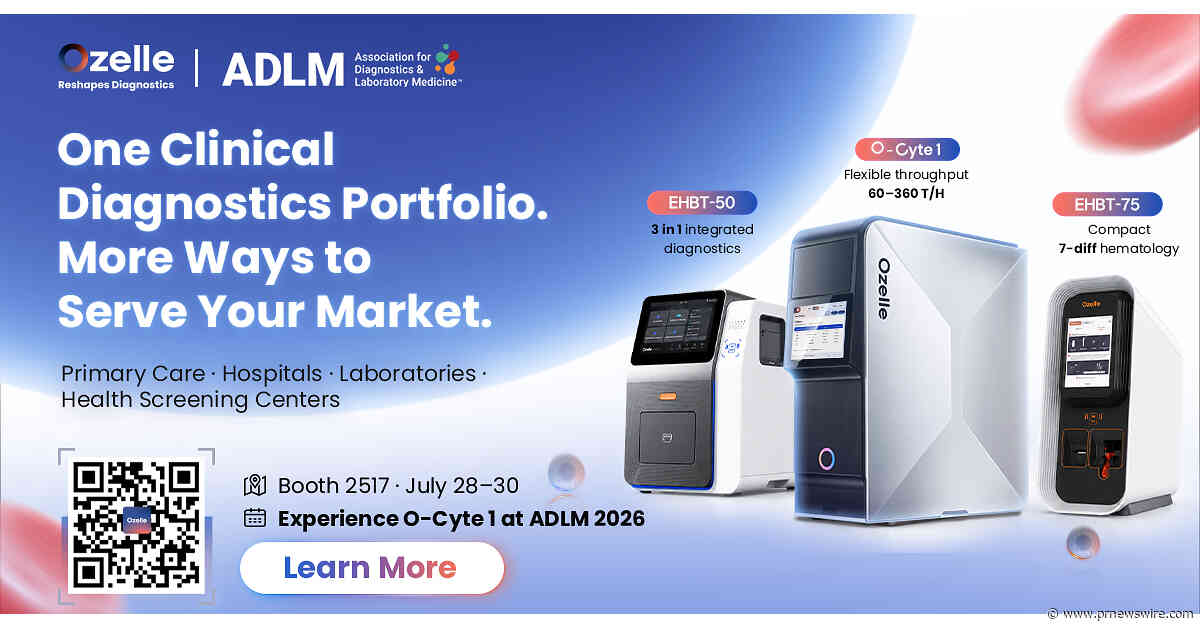 Ozelle Launches O-Cyte 1 at ADLM 2026, Marking a New Step in AI-Powered Hematology