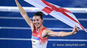Silver lining for England's 'sexy and aggressive' track Goddess: Amy Hunt misses out on Commonwealth Games gold in women's 100m final