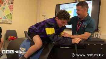 ADHD jockey visits school to inspire students