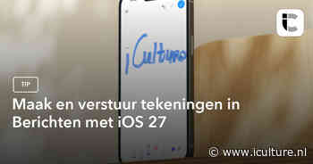 Maak en verstuur tekeningen in Berichten met iOS 27