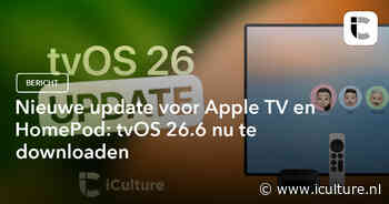 Nieuwe update voor Apple TV en HomePod: tvOS 26.6 nu te downloaden