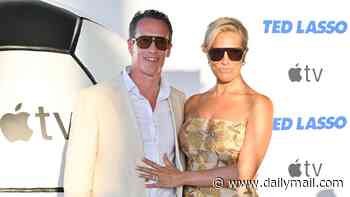 Is that really the same man? Hannah Waddingham's NHS surgeon boyfriend looks more like 007!