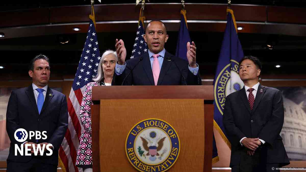 WATCH LIVE: Jeffries and House Democrats hold news conference on health care