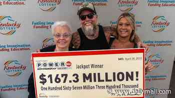 Powerball winner arrested for fourth time since winning $167m jackpot over claims he throttled woman