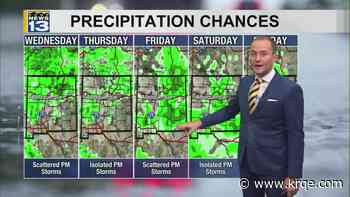Monsoon storms, triple digit heat continues across New Mexico