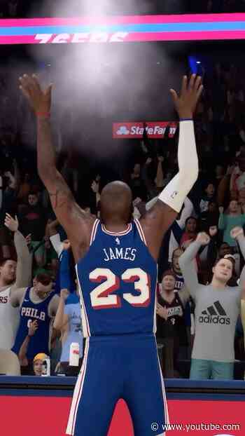 LEBRON IN 2K FIRST LOOK 👀 #shorts #lebronjames