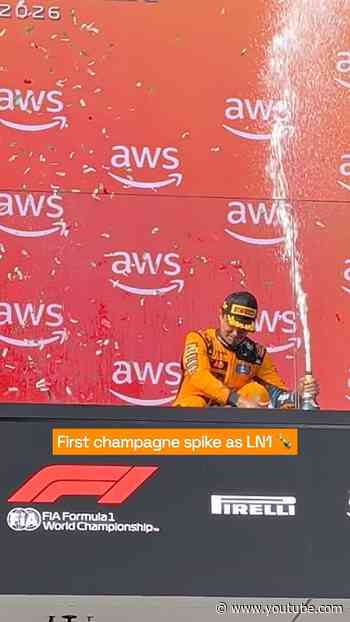 First champagne spike as LN1 🍾