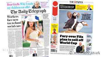 The Papers: 'Workers face new tax' and 'Fury over Fifa plan'