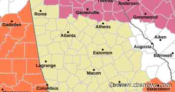 Thunderstorms capable of producing damaging winds impact north Georgia counties