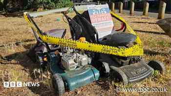 Two lawnmowers abandoned in fly-tip pilot zone
