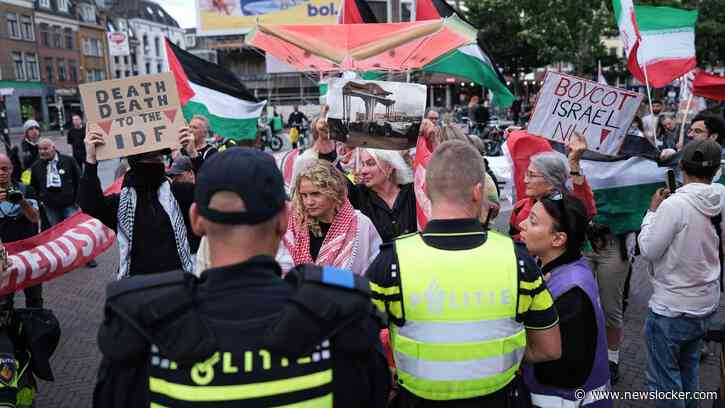 Verharding bij Palestina-demonstratie, gejuich over slachtpartij: ’Lang leve 7 oktober!’