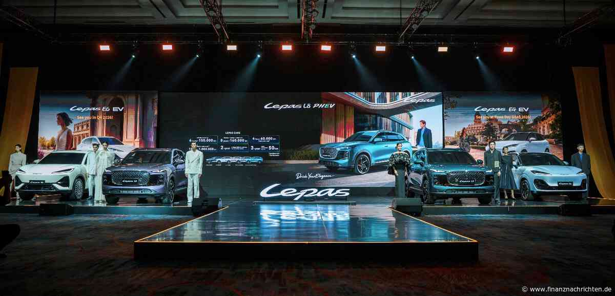 Chery Auto: LEPAS treibt internationale Expansion mit umfassender NEV-Produktoffensive voran
