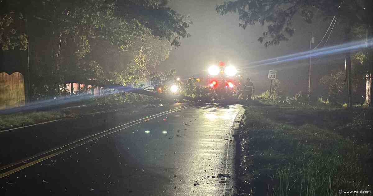 One dead in Wake County after dangerous storms roll through central NC